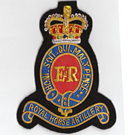 Royal Horse Artillery Blazer Badge